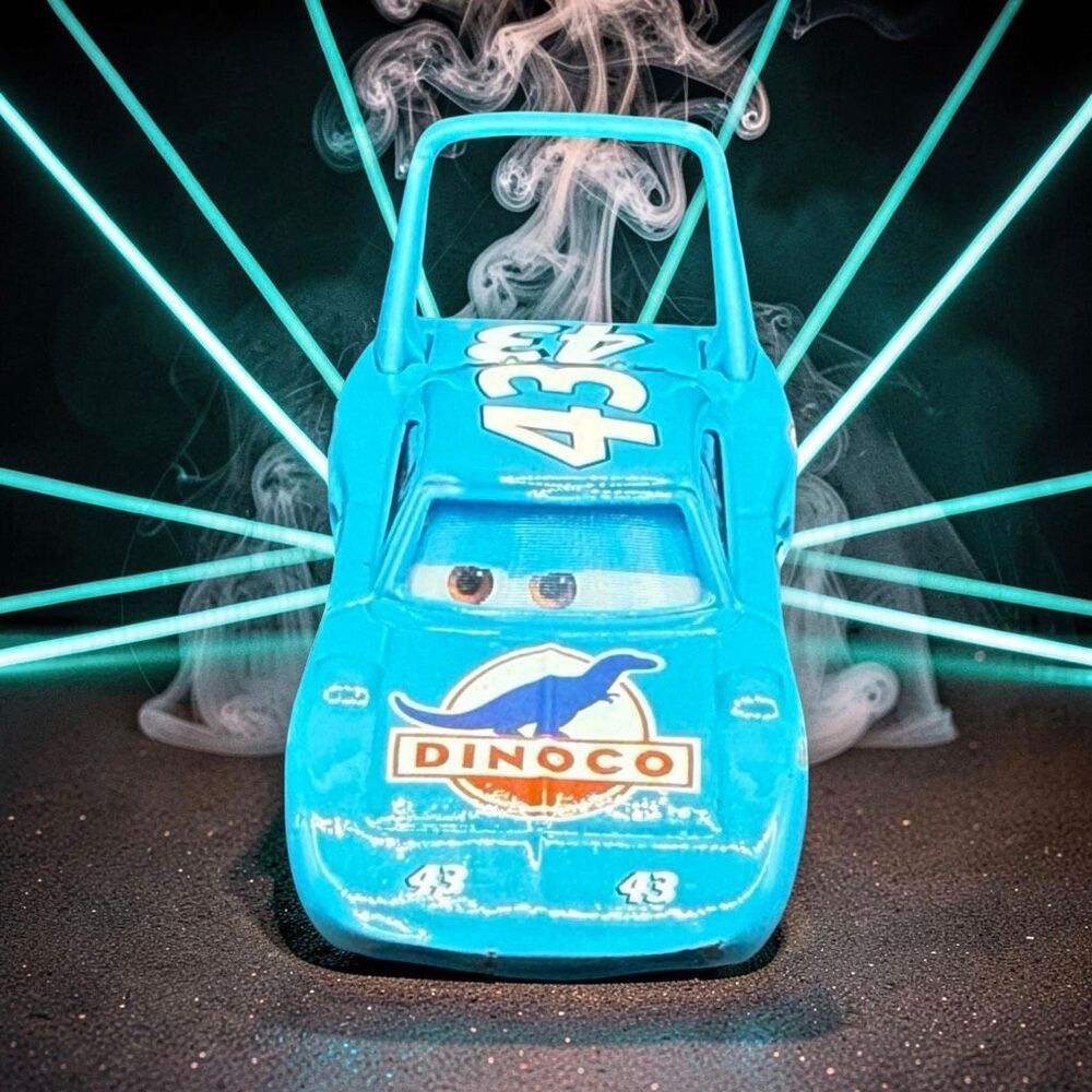 Disney Pixar Cars The King w/ Lenticular Eyes Change Diecast Race Car 1:55 A71